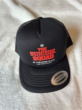 The Classic Black Mesh Trucker Cap with Gold Logo